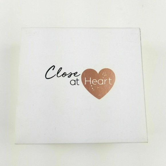 NWT NIB Close At Heart Two Tone Moon and Heart Sterling Silver Necklace - Picture 3 of 6